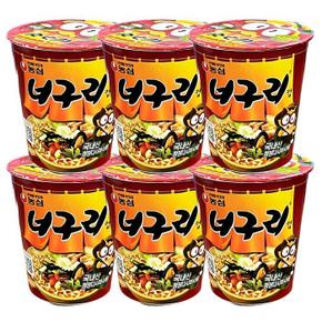 너구리 소컵 62g 6개
