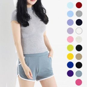 다양한 색상 레이디스 하절기 필수 돌핀 숏핏스포츠웨어 바지
