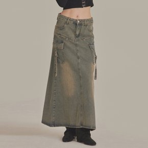 MULTI-POCKET VINTAGE CARGO SKIRT_T423DE402(VW)