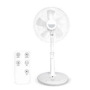 발터치 리모콘 스탠드 선풍기 BR-2014W 회전형 저소음 높이조절형 가정용