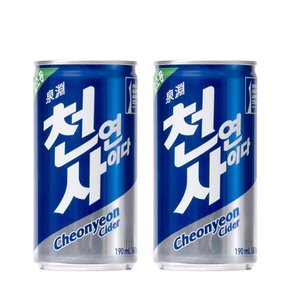 천연사이다 190ml 30캔 음료 탄산