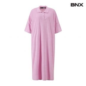 정상가:99,000원  카라넥 데일리 백 트임 타올 롱 원피스 (BW2OP030L0)