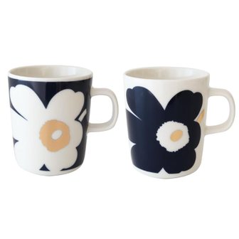  marimekko Juhla Unikko 머그컵세트 여성 52_1_52239472928 F 다크블루×골드