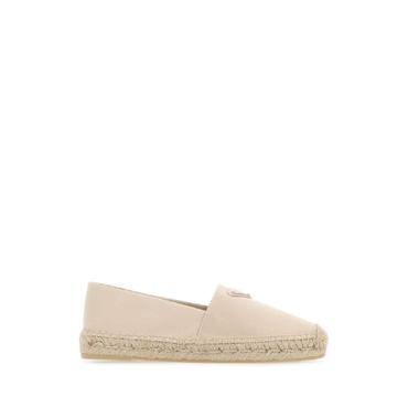  PRADA  Beige satin espadrilles BEIGE O TAN