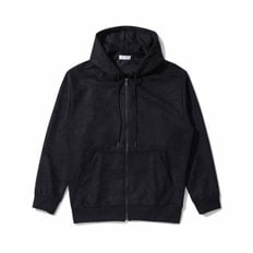 suede zip-up hoody _CWTAW23718BKX