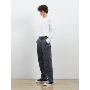 DENIM CARPENTER PANTS GREY