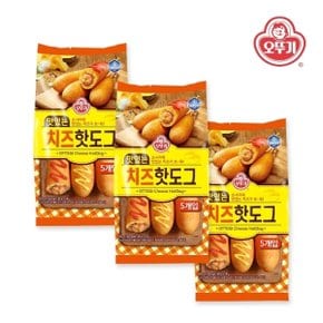 맛있는 치즈 핫도그 400g(80gx5) x 3개