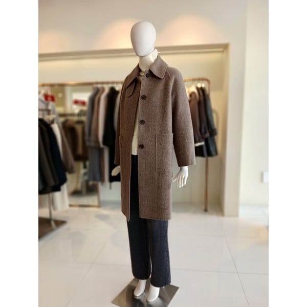 [여주점] 씨씨콜렉트 알파카혼방헤링본하프코트 E254msg168