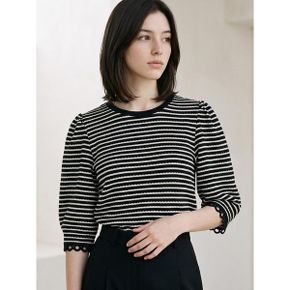퍼프 단가라 티셔츠 HB6FTS001A_P435899256