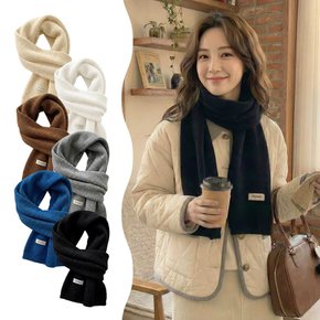 [1+1] 멜로우 소프트 머플러 남녀공용 니트 목도리 컬러5종