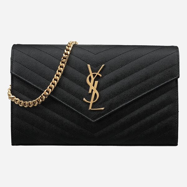 [시흥점] 6S 377828 BOW01 1000 모노그램 체인 숄더백 골드 블랙