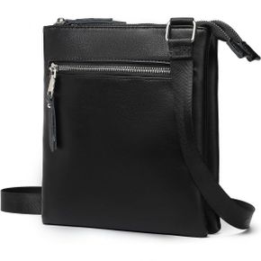 영국 미스룰루 크로스백 Miss Lulu Womens Crossbody Bag 블랙 Causal Phone with Adjustable Lo