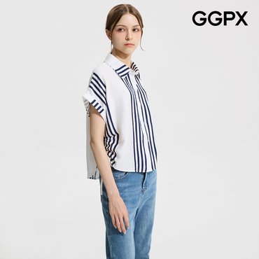 GGPX 원 포켓 롤업 소매 라인 셔츠 (GP6SH049F)