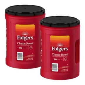 미국 folgers 폴저스 클래식 로스트 그라운드 커피 1.23kg 2개