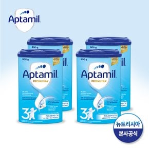 [해외무료배송] 압타밀 프로누트라 어드밴스 HMO 3단계 800g x 4통 세트