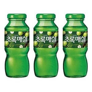  [웅진] 초록매실 180ml x 12병 꼬마병 병주스 병음료
