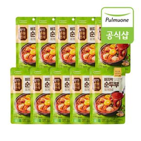 E풀무원 반듯한식 바지락 순두부찌개 양념소스(140g) x 10개[35788933]