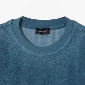 [샌프란시스코 마켓] WOVEN SPONGE T-SHIRT (COMFORT FIT) INDIGO