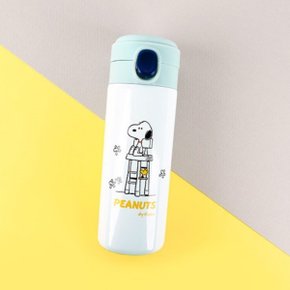 캐릭터 물통 스누피 물병 어린이집 유치원 초등 학생 원터치 스텐 텀블러 400ml