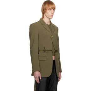 디온 리 SSENSE 익스클루시브 그린 로프 블레이저 C4005R22 ASH GREEN