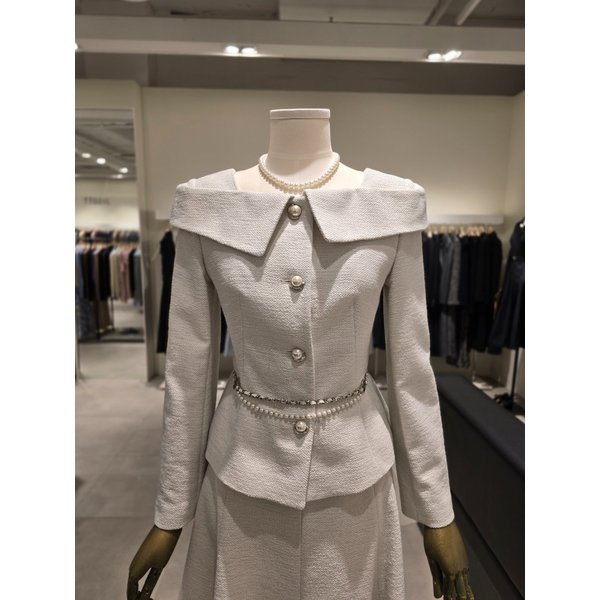 [파주점] 그레이스 펄 오프숄더 자켓 JR2A0JK281