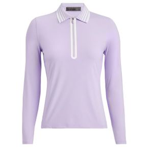 GFORE 지포어 24 SILKY TECH NYLON QUARTER ZIP POLO (GLP000001-AURA) (여성 실키 테크 나일론