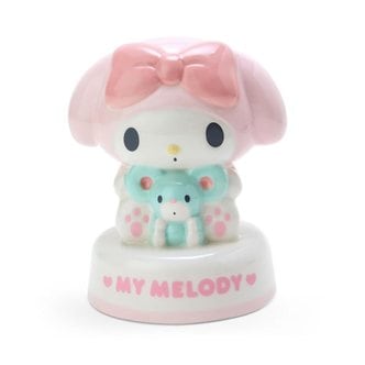  산리오 저금통 마이멜로디 마이메로쨩 my melody 12×9.5×9cm 세련 잡