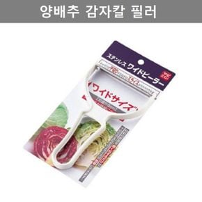 깔끔한 디자인 양배추칼 감자칼 채칼 필러 주방 용품 양배추 슬라이서 시모무라 당근 감자 X ( 2매입 )