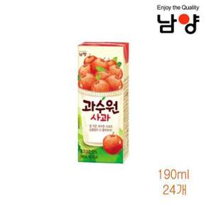 과수원 사과 190ml x 24개