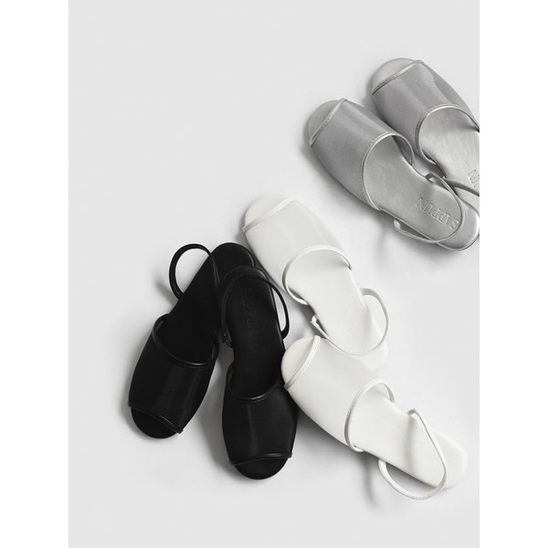 자르딘 메쉬 플랫 샌들 (1cm)