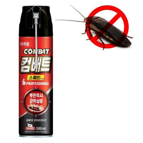 컴뱃스피드 에어졸 뿌린즉시 바퀴제거 500ml(1)