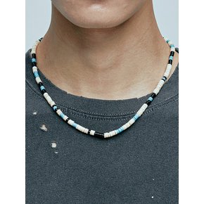 NA shell & turquoise beads necklace