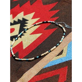 NA shell & turquoise beads necklace