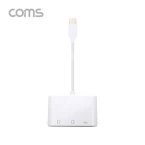 Coms USB 3.1 C타입 카드리더기3 in 1 / Micro SD TF