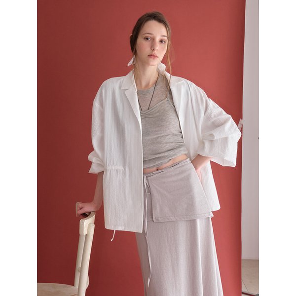 아일렛 레이스 썸머 자켓  WHITE