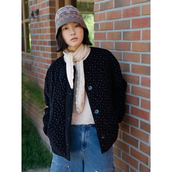 물결조직 라운드넥 베스트_T256MVT131W