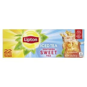 [해외직구] Lipton 립톤 서던 스위트 홍차 아이스티 티백 22입