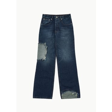 샵아모멘토 에드워드커밍 24FW CIRCLE WINDOW JEAN, MID/BLUE WASH