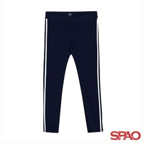 (SPAO ACTIVE) 반 하이웨이스트 레깅스 (옆선 테이핑)  (SPGMA25G16-T)