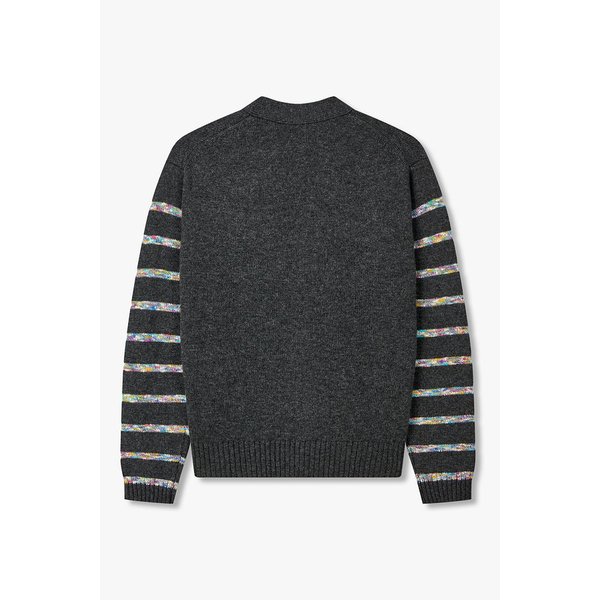 [PS PAUL SMITH] 해피 마블 스트라이프 가디건 5735328110000