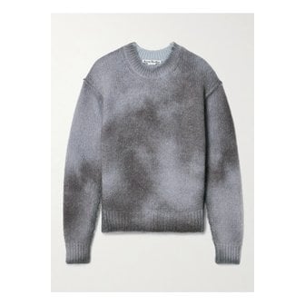 아크네스튜디오 프린트 니트 스웨터 다크 그레이 1647597344753611