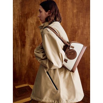 찰스앤키스 에놀라 캔버스 투 톤 이롱게이티드 핸들백 CK2-30782521-1