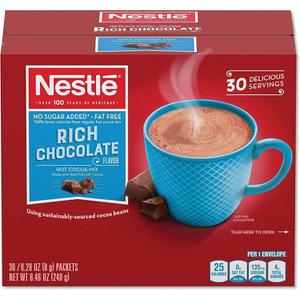  미국직구 Nestle 네슬레 리치 초콜릿 핫 코코아 핫초코 믹스 무설탕 8g 30입
