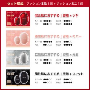 [TIRTIR] MASK FIT CUSHION SET [틸틸] 마스크 피트 쿠션 세트 (본품 18g + 미니 4.5g)