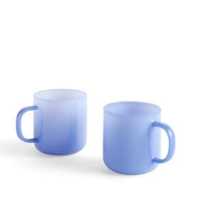 HAY 헤이 Borosilicate Mug Set of 2 보로실리케이트 머그 세트 제이드 라이트 블루