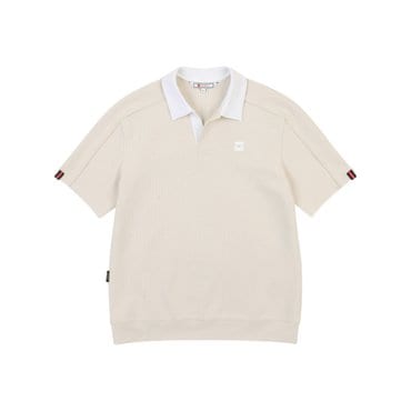 ONOFF [온오프골프웨어] 남성 루즈핏 반팔 티셔츠 OF9303GA_BEIGE