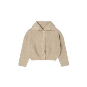 23 FW 여성 하이넥 니트 카디건 (BEIGE)