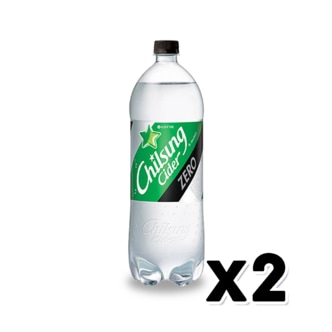  칠성사이다 제로 페트음료 1.5L x 2개