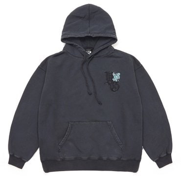 욜프 HOODIE OVERDYED CHARCOAL 욜프 후드티 오버다이드 차콜