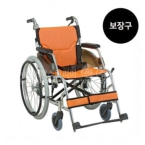 노인 접이식 수동휠체어 병원휠체어 DS-501A(PU)(22D)